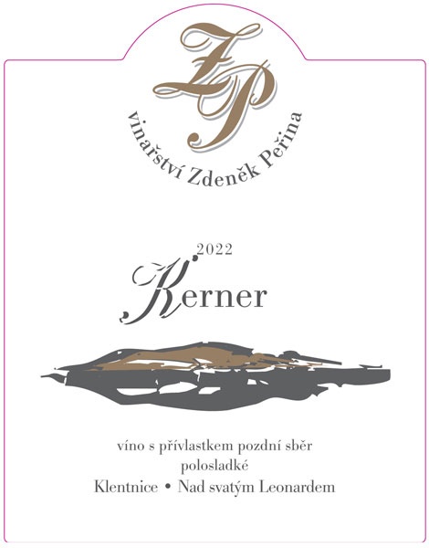 Kerner 2022, víno s přívl. pozdní sběr 