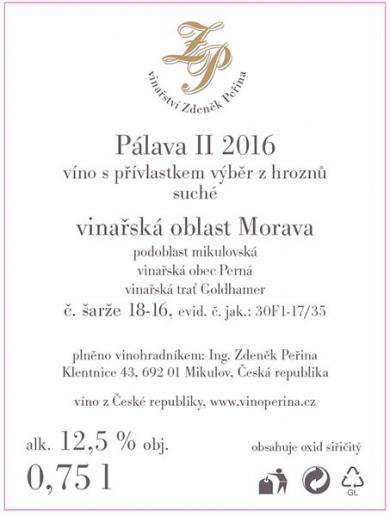 Pálava II 2016 