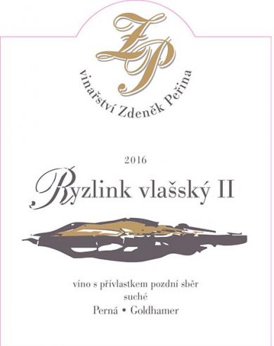 Ryzlink vlašský 2016 